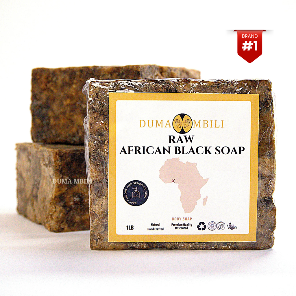 Authentic African Black Soap | Organic Skincare for Clear & Glowing Skin