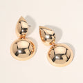 Metal Ball Dangle Earrings