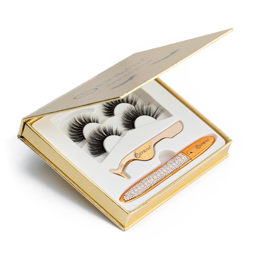 No-Glue Reusable Lash Kit for Sensitive Eyes – Magnetic Liner, No Adhesive, Nut-Free