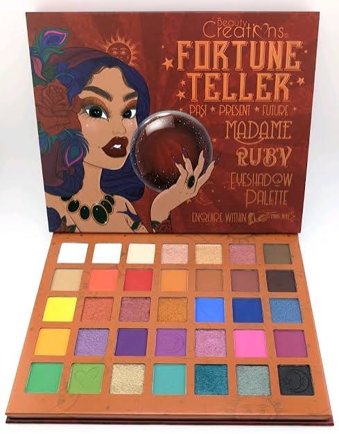 Beauty Creations Fortune Teller 35 Color Eyeshadow Palette Past Present Future